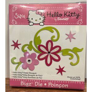 HTF Sizzix Hello Kitty Flower Bouquet Bigz Die By Sanrio 655797